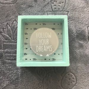 🍋 Follow Your Dreams Message Block Decor